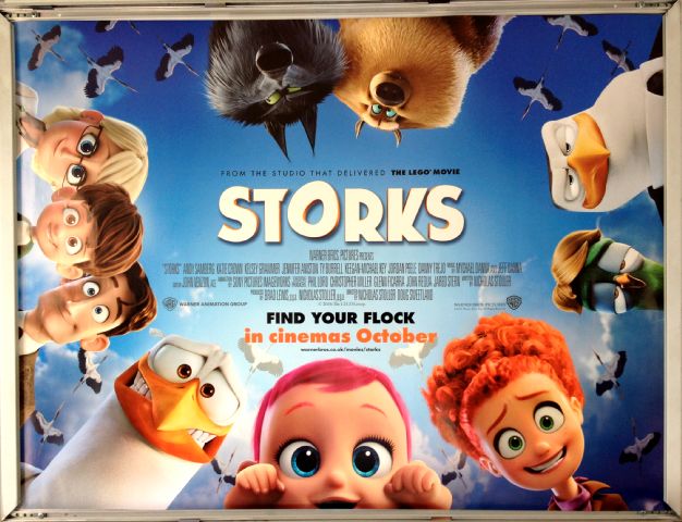 Cinema Poster: STORKS 2016 (Quad) Andy Samberg Katie Crown Cinema Poster: STORKS 2016 (Quad) Andy Samberg Katie Crown