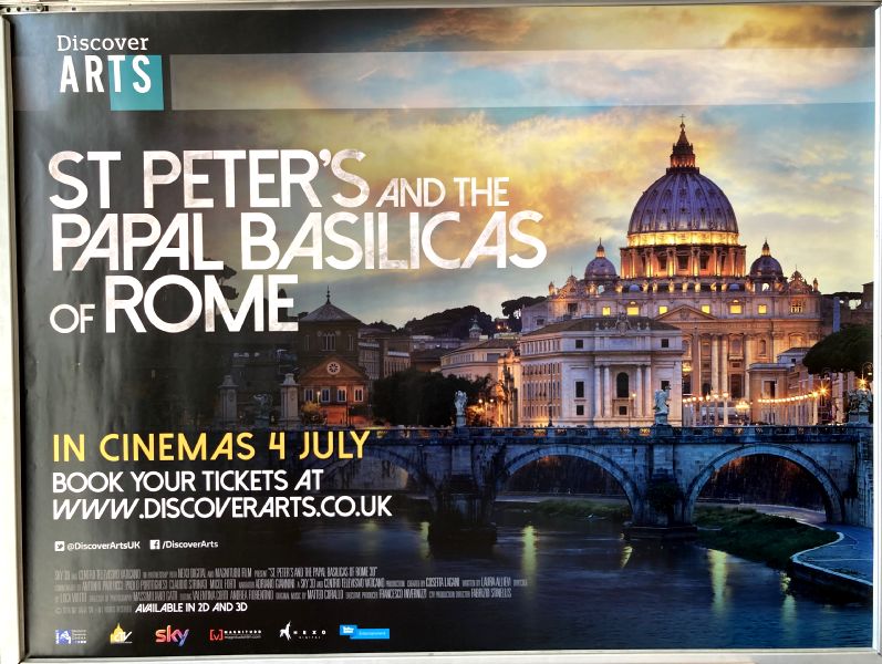 Cinema Poster: ST PETER'S AND THE PAPAL BASILICAS OF ROME 2016 (Quad)