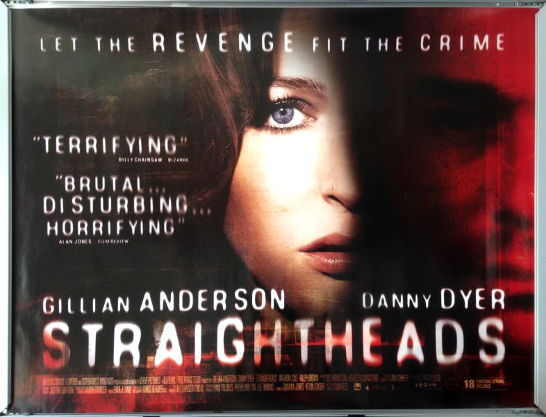 Cinema Poster: STRAIGHTHEADS 2007 (Quad) Danny Dyer Gillian Anderson