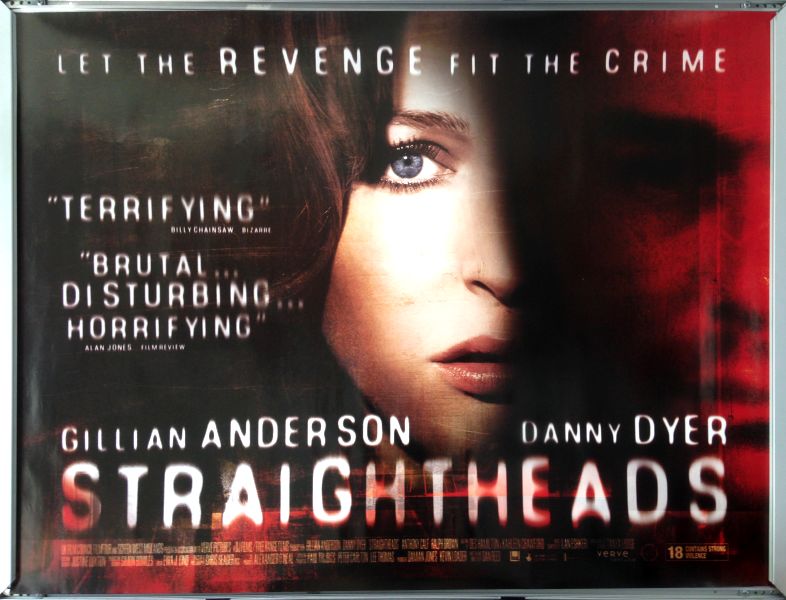 Cinema Poster: STRAIGHTHEADS 2007 (Quad) Danny Dyer Gillian Anderson Cinema Poster: STRAIGHTHEADS 2007 (Quad) Danny Dyer Gillian Anderson
