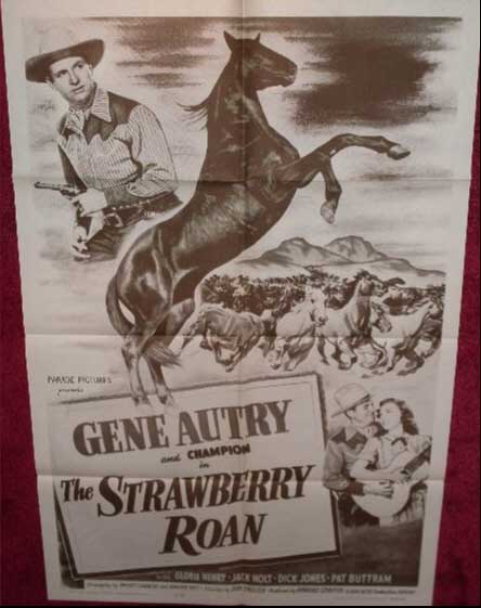 STRAWBERRY ROAN, THE: Rerelease One Sheet Film Poster