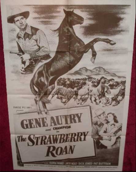 STRAWBERRY ROAN, THE: Rerelease One Sheet Film Poster STRAWBERRY ROAN, THE: Rerelease One Sheet Film Poster