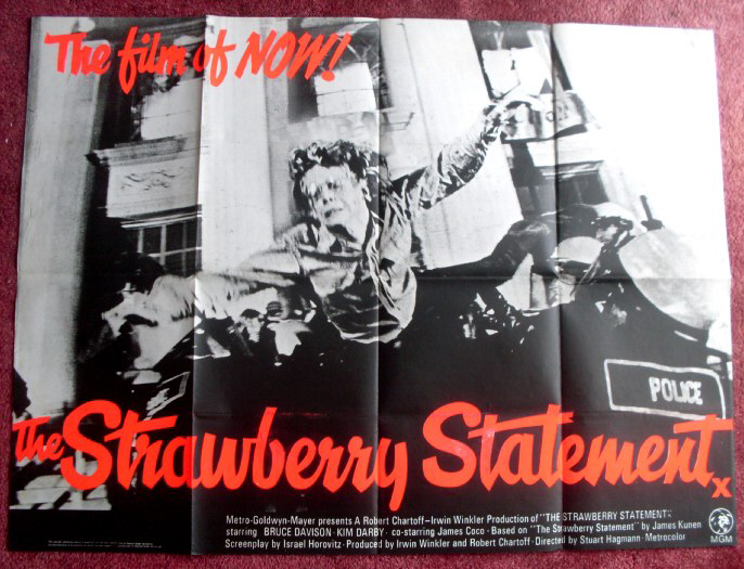 STRAWBERRY STATEMENT, THE: UK Quad Film Poster STRAWBERRY STATEMENT, THE: UK Quad Film Poster