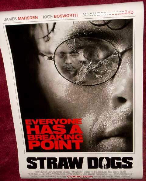 STRAW DOGS: One Sheet Film Poster