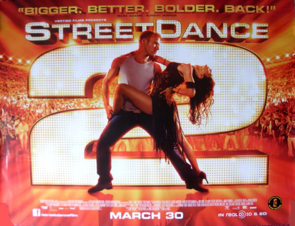 STREET DANCE 2: UK Quad Film Poster STREET DANCE 2: UK Quad Film Poster