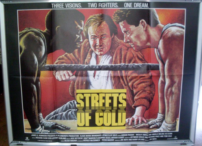 STREETS OF GOLD: UK Quad Film Poster