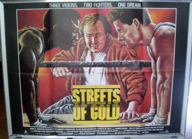STREETS OF GOLD: UK Quad Film Poster STREETS OF GOLD: UK Quad Film Poster