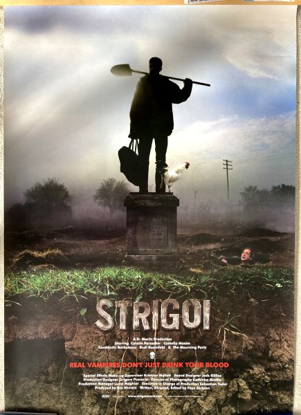 Cinema Poster: STRIGOI  aka THE UNDEAD 2009 (One Sheet) Constantin Barbulescu