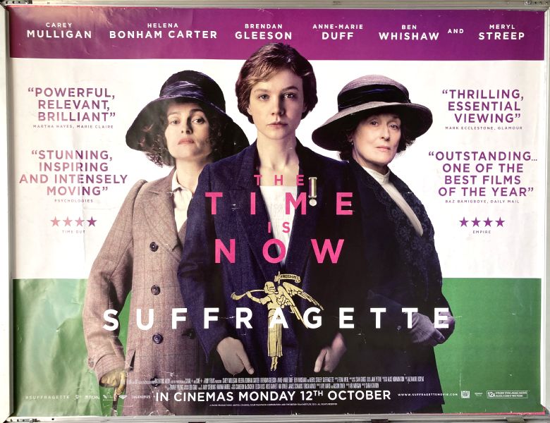 Cinema Poster: SUFFRAGETTE 2015 (Quad) Carey Mulligan Helena Bonham Carter