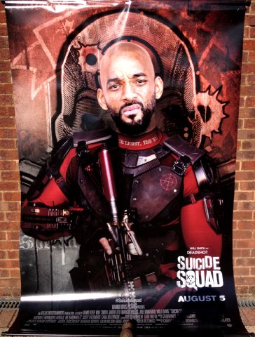 Cinema Banner: SUICIDE SQUAD 2016 (Deadshot) Jared Leto Margot Robbie