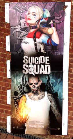 Cinema Standee: SUICIDE SQUAD 2016 Jared Leto Margot Robbie Joel Kinnaman