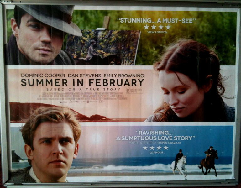 SUMMER IN FEBRUARY: UK Quad Film Poster SUMMER IN FEBRUARY: UK Quad Film Poster
