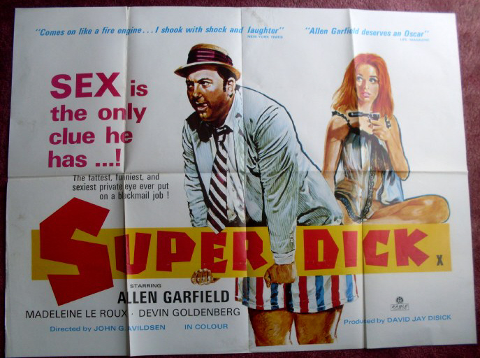 SUPER DICK: UK Quad Film Poster SUPER DICK: UK Quad Film Poster