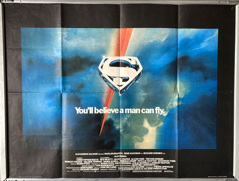 Cinema Poster: SUPERMAN 1978 (Advance Quad) Christopher Reeve Gene Hackman