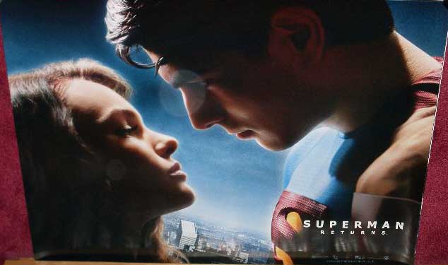 SUPERMAN RETURNS: Advance Superman & Lois UK Quad Film Poster