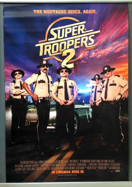 Cinema Poster: SUPER TROOPERS 2 2018 (One Sheet) Jay Chandrasekhar Cinema Poster: SUPER TROOPERS 2 2018 (One Sheet) Jay Chandrasekhar