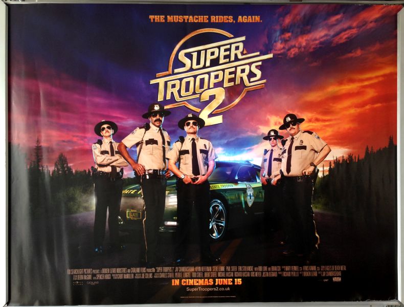 Cinema Poster: SUPER TROOPERS 2 2018 (Quad) Jay Chandrasekhar Cinema Poster: SUPER TROOPERS 2 2018 (Quad) Jay Chandrasekhar