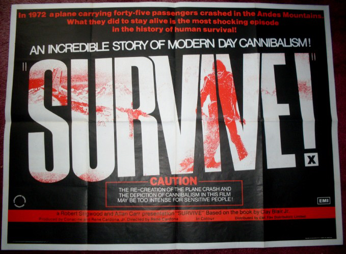 SURVIVE: UK Quad Film Poster SURVIVE: UK Quad Film Poster