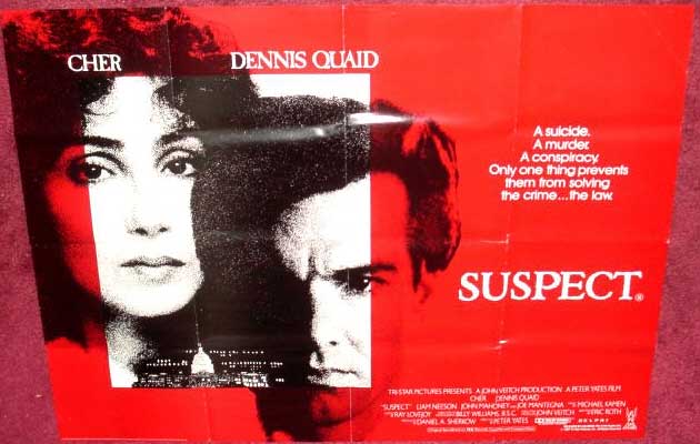 SUSPECT: UK Quad Film Poster SUSPECT: UK Quad Film Poster