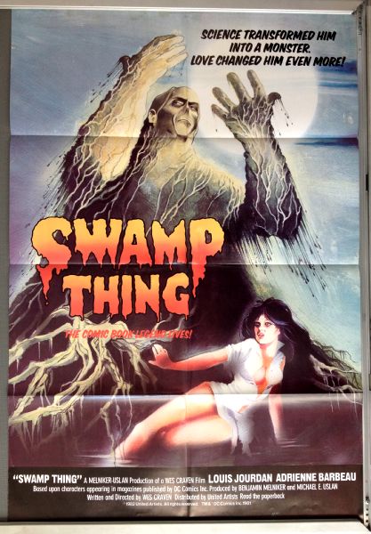 Cinema Poster: SWAMP THING 1982 (One Sheet) Wes Craven Adrienne Barbeau Cinema Poster: SWAMP THING 1982 (One Sheet) Wes Craven Adrienne Barbeau