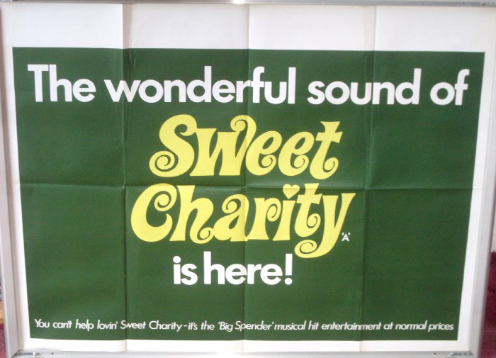 SWEET CHARITY: Advance UK Quad Film Poster SWEET CHARITY: Advance UK Quad Film Poster