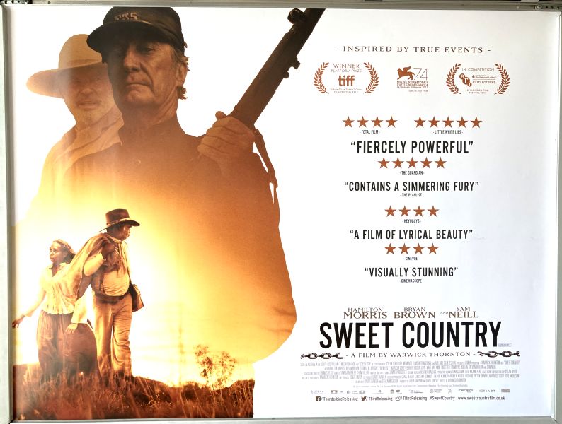 Cinema Poster: SWEET COUNTRY 2017 (Quad) Sam Neill Bryan Brown