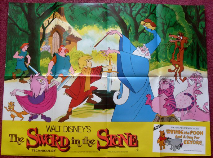 SWORD IN THE STONE, THE: 1983 Rerelease Quad Film Poster