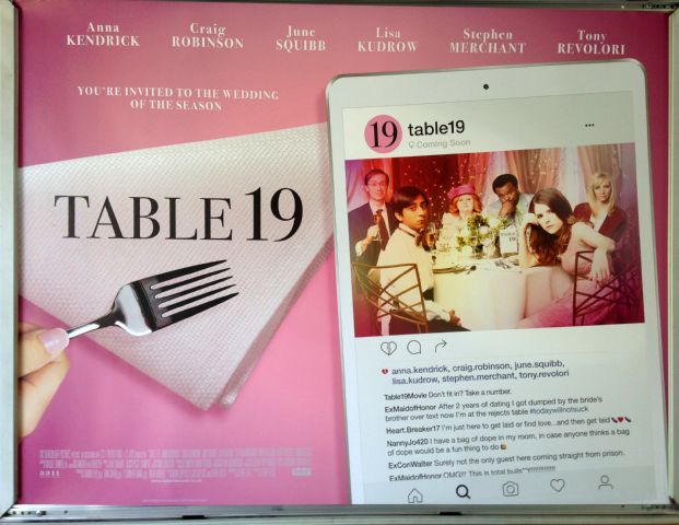 Cinema Poster: TABLE 19 2017 (Quad)  Anna Kendrick Lisa Kudrow Stephen Merchant