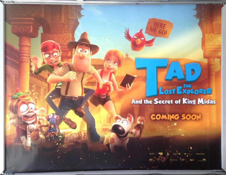 Cinema Poster: TAD THE LOST EXPLORER THE SECRET OF KING MIDAS 2017 (Ad Quad)