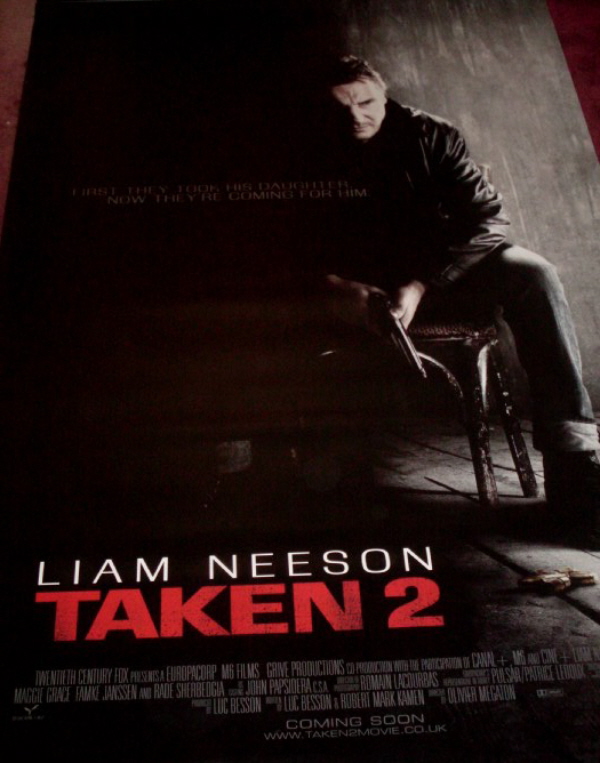 TAKEN 2: 'Advance' Cinema Banner