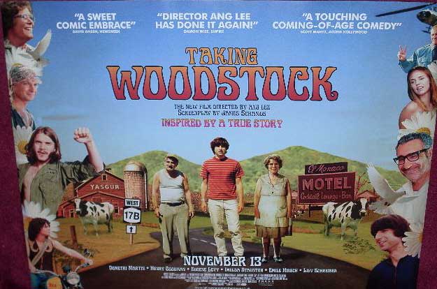 TAKING WOODSTOCK: Main UK Quad Film Poster