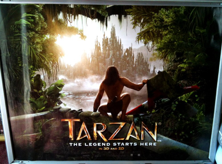 TARZAN (2014): Advance UK Quad Film Poster