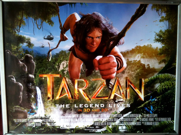 TARZAN (2014): Main UK Quad Film Poster TARZAN (2014): Main UK Quad Film Poster