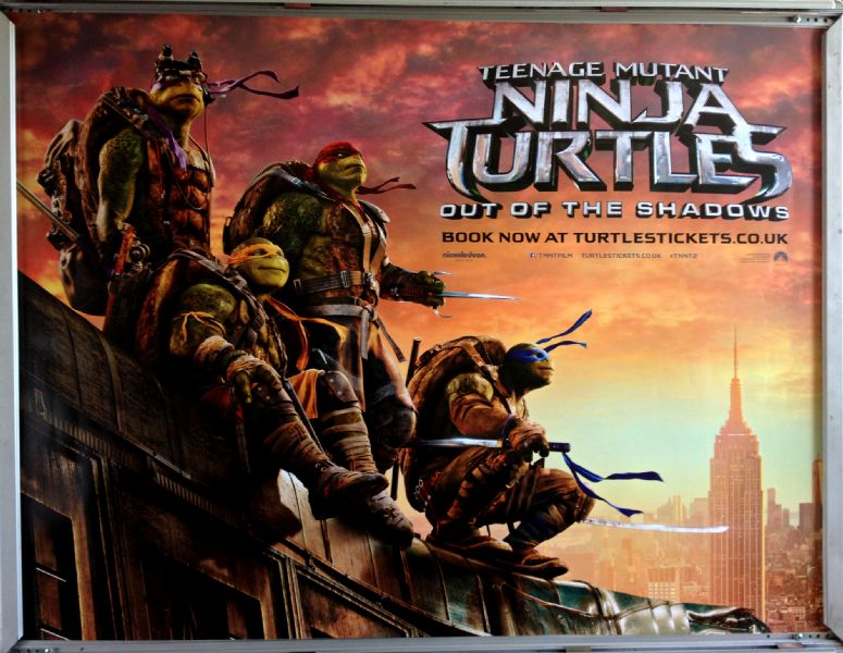 Cinema Poster: TEENAGE MUTANT NINJA TURTLES OUT OF THE SHADOWS 2016  (Ledge Quad) Megan Fox