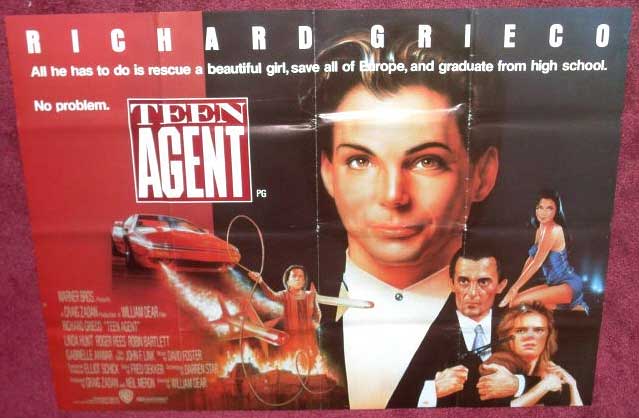 TEEN AGENT: UK Quad Film Poster