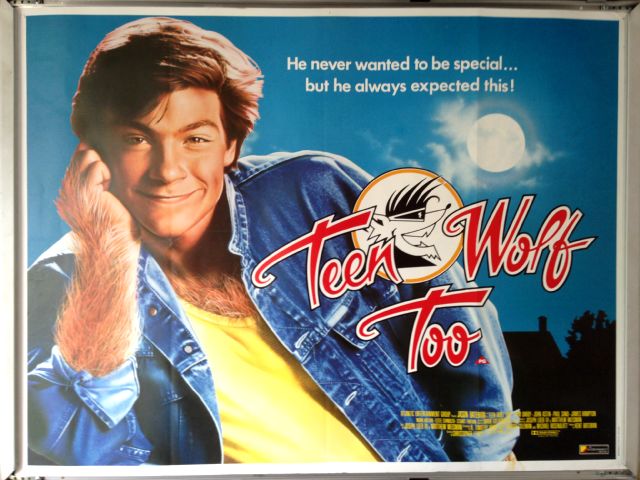 Cinema Poster: TEEN WOLF TOO 1988 (Quad) Jason Bateman Kim Darby John Astin