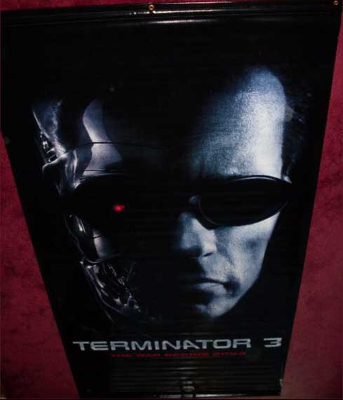 Cinema Banner: TERMINATOR 3 RISE OF THE MACHINES 2003 (Schwarzenegger)