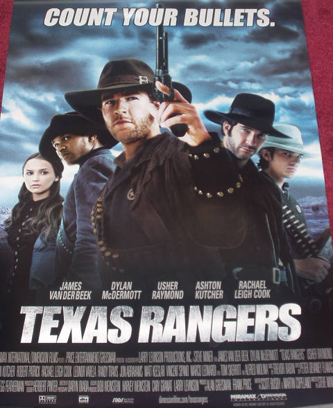 TEXAS RANGERS: Main One Sheet Film Poster TEXAS RANGERS: Main One Sheet Film Poster