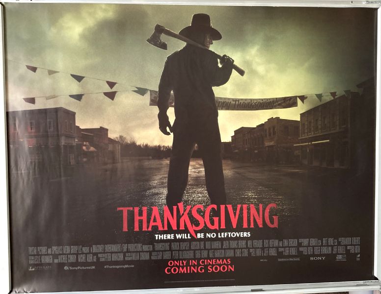 Cinema Poster: THANKSGIVING 2023 (Quad) Patrick Dempsey Ty Olsson Gina Gershon Cinema Poster: THANKSGIVING 2023 (Quad) Patrick Dempsey Ty Olsson Gina Gershon