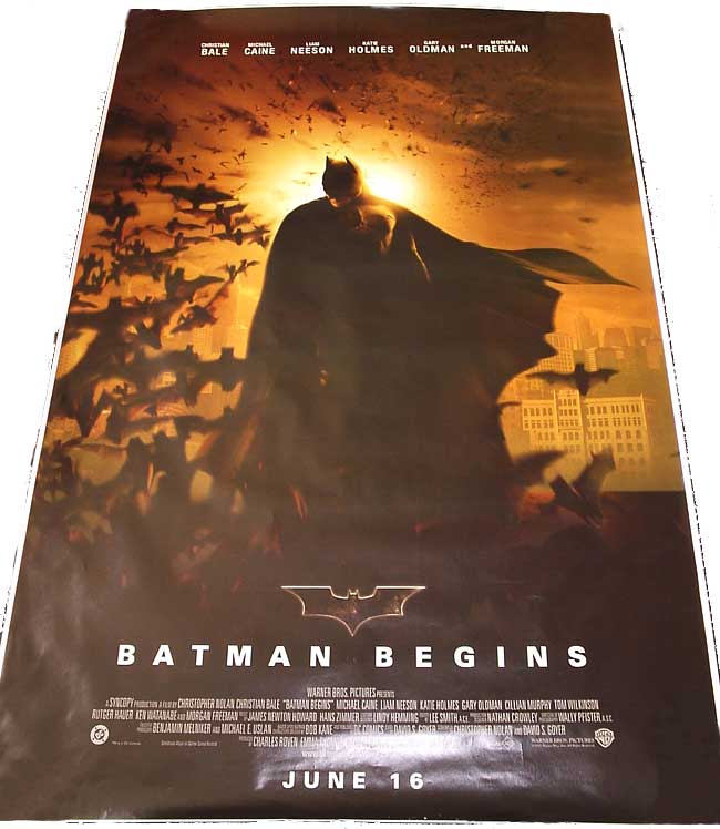 BATMAN BEGINS: Bus Shelter/Adshell Film Poster
