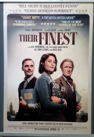 Cinema Poster: THEIR FINEST 2017 (One Sheet) Gemma Arterton Bill Nighy