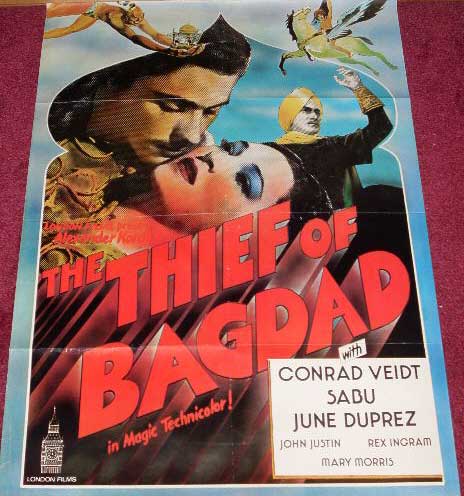 THIEF OF BAGDAD, THE: Rerelease One Sheet Film Poster