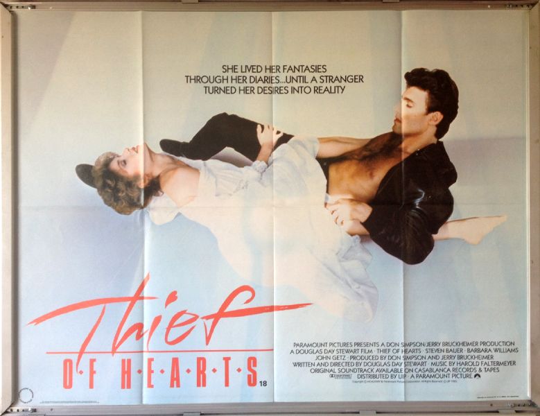 Cinema Poster: THIEF OF HEARTS 1984 (Quad) Steven Bauer John Getz Cinema Poster: THIEF OF HEARTS 1984 (Quad) Steven Bauer John Getz