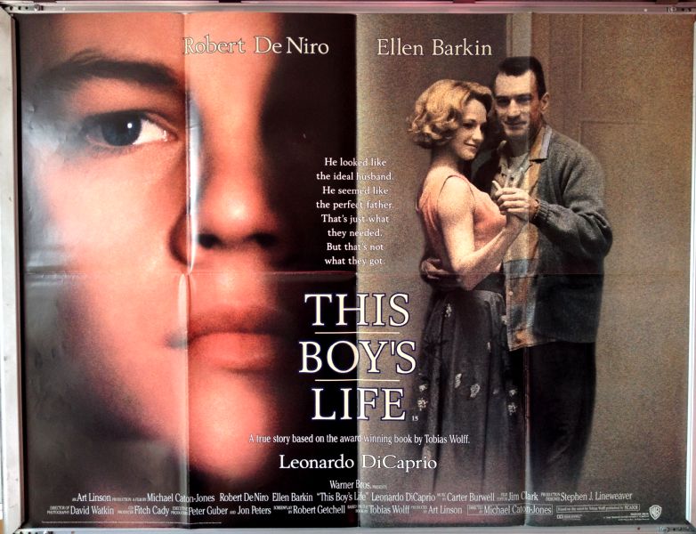 Cinema Poster: THIS BOY'S LIFE 1993 (Quad) Robert De Niro Leonardo DiCaprio