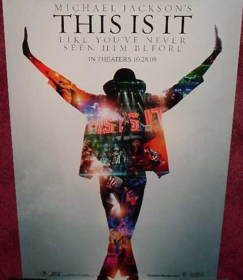 THIS IS IT: Michael Jackson One Sheet Film Poster