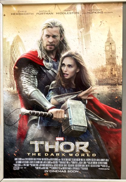 Cinema Poster: THOR THE DARK WORLD 2013 (Duo One Sheet) Chris Hemsworth