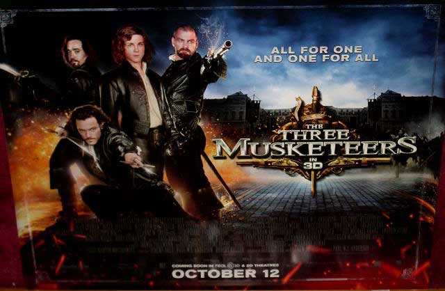THREE MUSKETEERS, THE: Main UK Quad Film Poster THREE MUSKETEERS, THE: Main UK Quad Film Poster