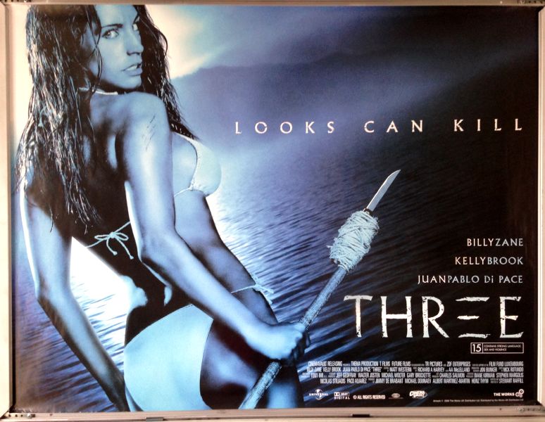 Cinema Poster: THREE 2006 (Quad) Kelly Brook Billy Zane Cinema Poster: THREE 2006 (Quad) Kelly Brook Billy Zane