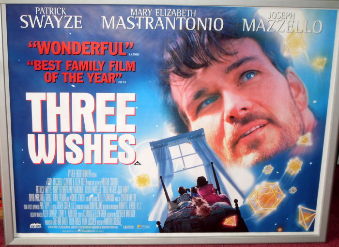 THREE WISHES: UK Quad Film Poster THREE WISHES: UK Quad Film Poster