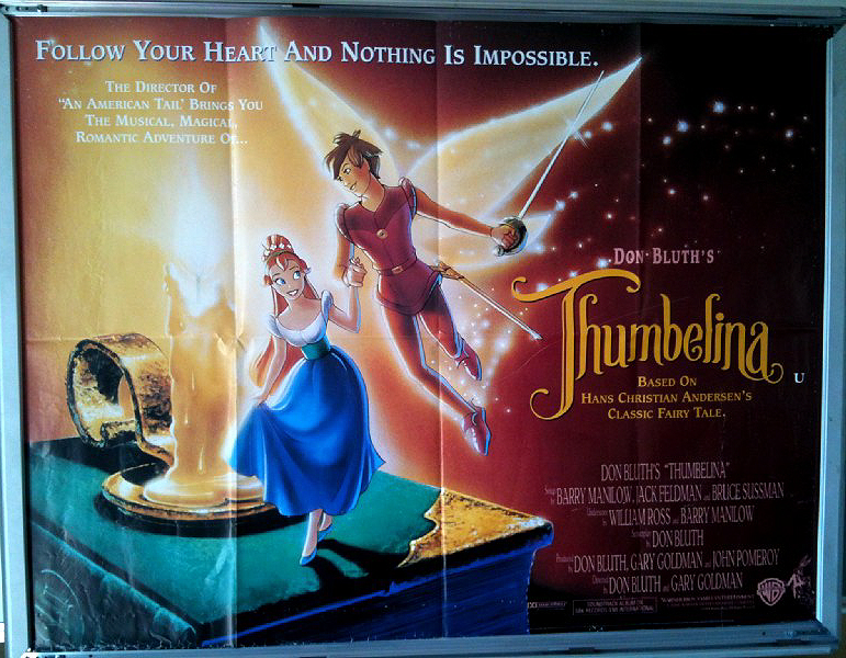 Cinema Poster: THUMBELINA 1994 (Quad) Jodi Benson Gary Imhoff Gino Conforti Cinema Poster: THUMBELINA 1994 (Quad) Jodi Benson Gary Imhoff Gino Conforti